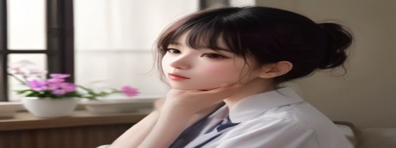 甜宠日常向男男本子封面插画，两位男主角在樱花树下相视而笑，画风清新温柔，色调粉紫相间